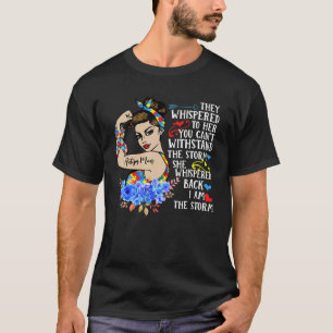 Jag är Storm Autism Mamma Awareness Puzzle Biet R T Shirt
