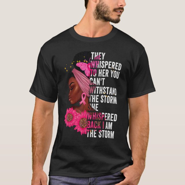 Jag är Storm Black Queen African Black Hist T Shirt (Framsida)
