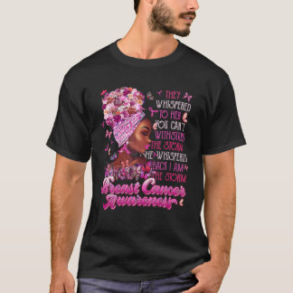 Jag är Storm Black Women Bröstcancer överlevande P T Shirt
