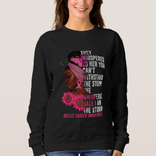 Jag är Storm Black Women Bröstcancer överlevande T Shirt