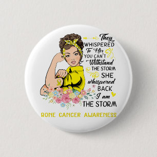 Jag är Storm BONE CANCER-medvetenheten Knapp