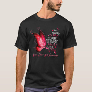 Jag är Storm Brain Aneurysm Awareness Butterfly T Shirt