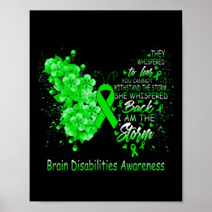 Jag är Storm Brain Disabilities Awareness Butter Poster