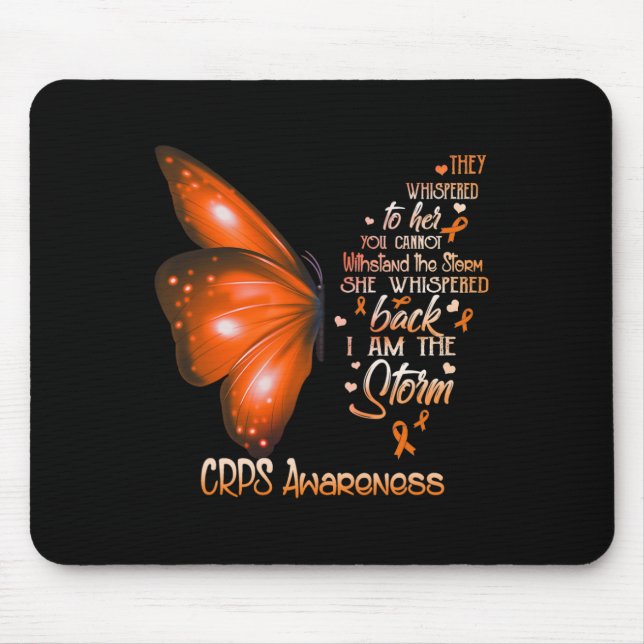 Jag är Storm Crps Awareness Butterfly Musmatta (Framsidan)
