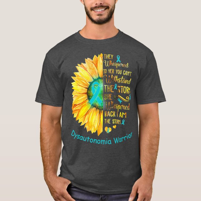 Jag är Storm Dysautonomia Warrior T Shirt (Framsida)