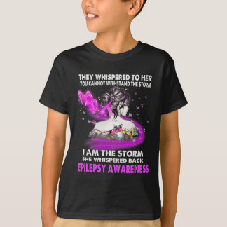 Jag är Storm Epilepsy-medvetenheten T Shirt