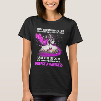 Jag är Storm Epilepsy-medvetenheten T Shirt