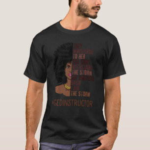 Jag är Storm Ged Instruktor African American Wom T Shirt