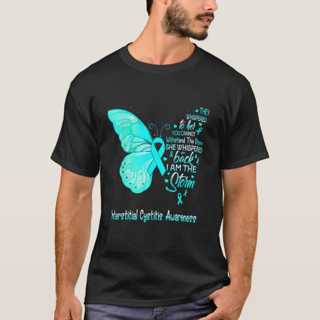Jag är Storm Interstitial Cystitis Awareness, men T Shirt (Framsida)