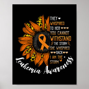 Jag är Storm Leukemias medvetande Poster