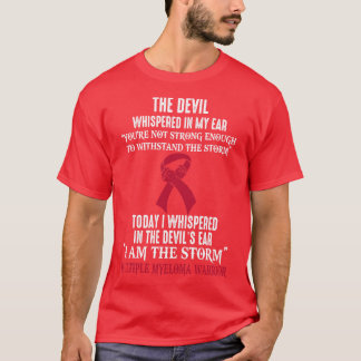 Jag är Storm Många Myeloma Awareness Warrior T Shirt