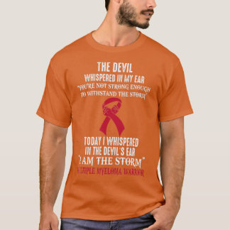 Jag är Storm Många Myeloma Awareness Warrior T Shirt