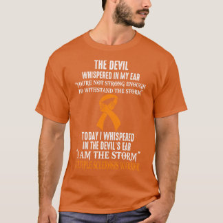Jag är Storm Många Sclerosis Awareness Warrio T Shirt