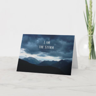 Jag är Storm Personlig Stationery Note Card Kort