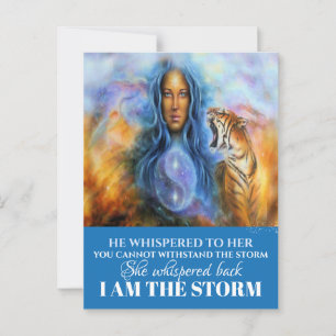 JAG ÄR STORM POSTCARD VYKORT