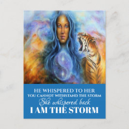 JAG ÄR STORM POSTCARD VYKORT
