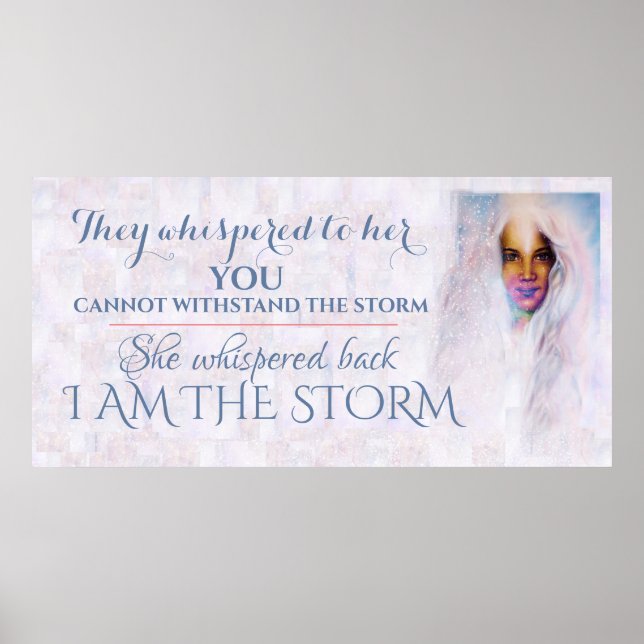 Jag är Storm Poster (Framsidan)