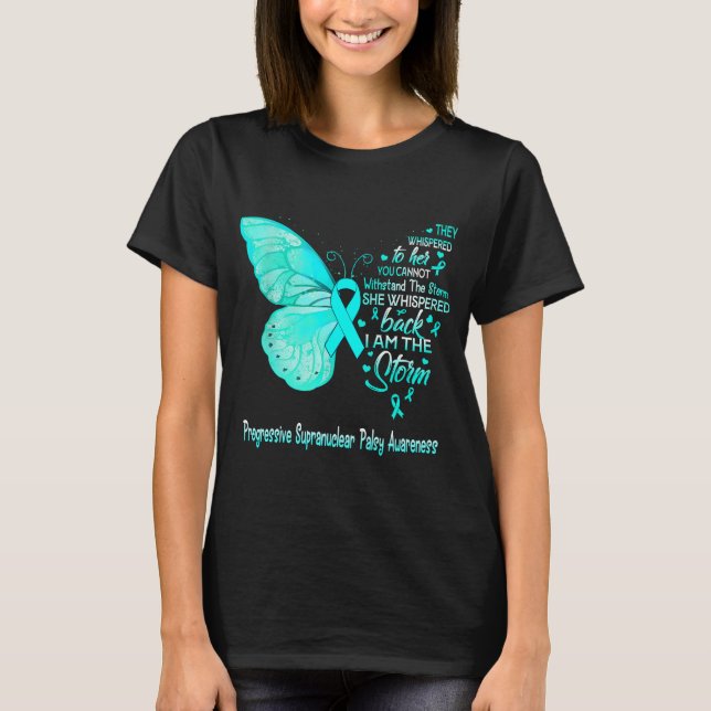 Jag är Storm Progressive Supranuclear Palsy T Shirt (Framsida)