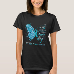 Jag är Storm PTSD Awareness Butterfly T Shirt