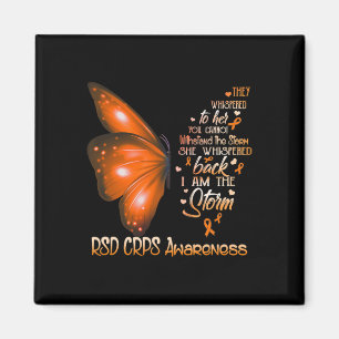 Jag är Storm RSD Crps Awareness Butterfly Magnet