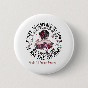 Jag är Storm Sickle Cell Anemia Awareness Knapp