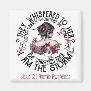 Jag är Storm Sickle Cell Anemia Awareness Magnet