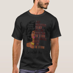 Jag är Storm Social Worker Black History Month T Shirt