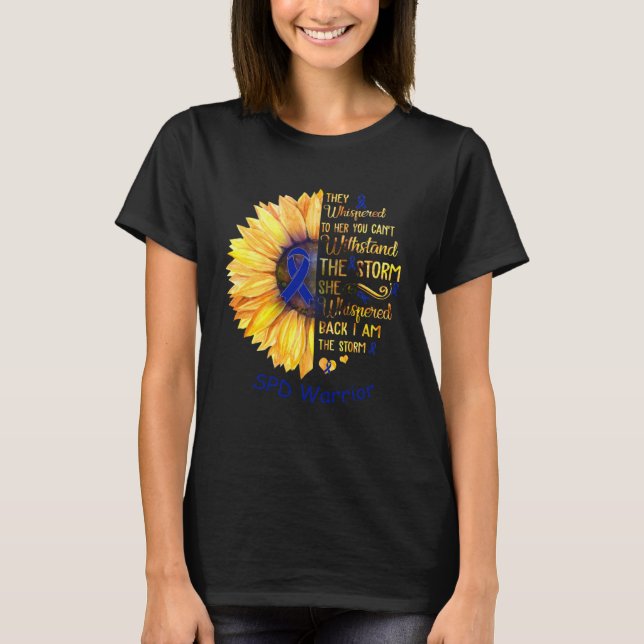 Jag är Storm SPD Warrior T Shirt (Framsida)