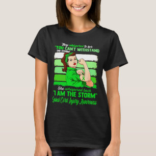 Jag är Storm SPINAL CORD-SKADAN-MEDVETENHET T Shirt
