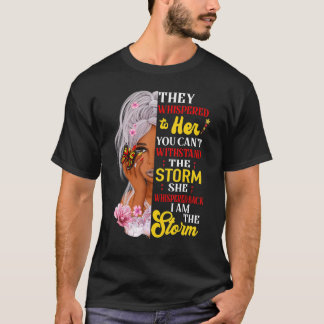 Jag är Storm Starong African Woman Black History T Shirt