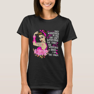 Jag är Storm Strong Women Breast Cancer Warrior T Shirt