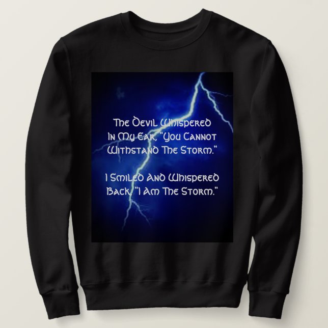 Jag är Storm Sweatshirt (Design framsida)
