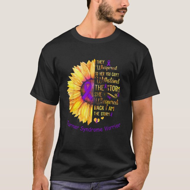 Jag är Storm Turner Syndrome Warrior T Shirt (Framsida)