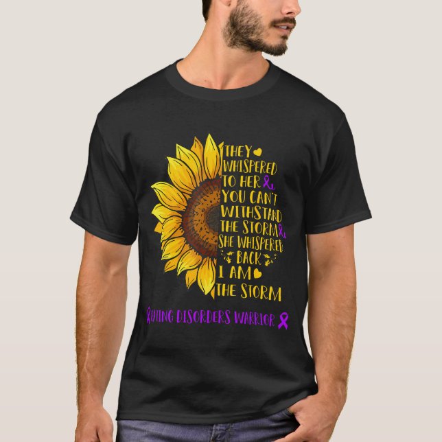 Jag är stormen, ätstörningar t shirt (Framsida)