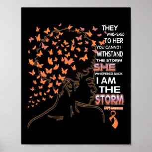 Jag är stormen Black Woman CRPS Awareness Poster
