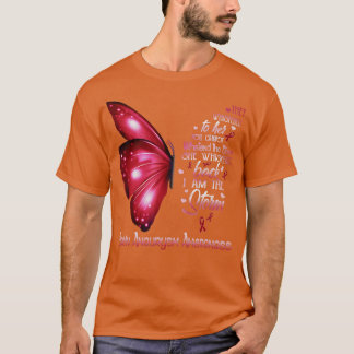 Jag är stormen Brain Aneurysm Awareness Butterfly T Shirt