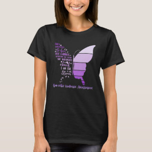 Jag är Stormen Domestic Violence Awareness Butterf T Shirt