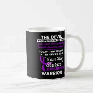 Jag är stormen Epilepsy Warrior Kaffemugg
