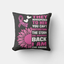 "Jag är stormen" inspirerande Rosa offertdesign