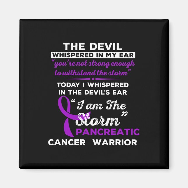 Jag är stormen med pankreascancer magnet (Framsidan)
