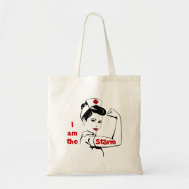 Jag är stormen Nurse Tote Bag Tygkasse
