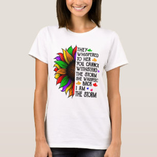 Jag är stormen/solblomman t shirt