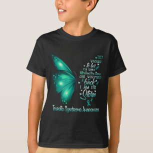 Jag Är Stormen Tourettes Syndrom Medvetenhet Fjäri T Shirt