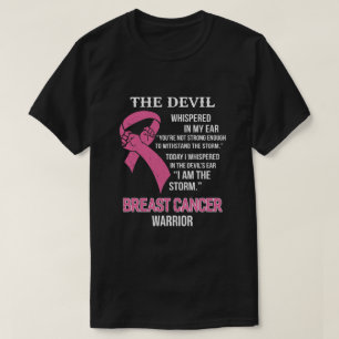 Jag är stormstödet för bröstcancermedvetenhet t shirt