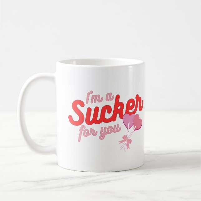 Jag är Sucker åt dig Kaffemugg (Vänster)