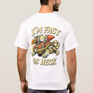 “Jag är supersnabb” Rolig Sköldpadda T Shirt