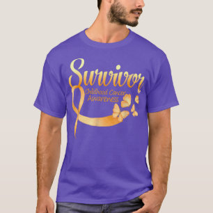 Jag är Survivor Butterfly Childnature Cancer Aware T Shirt