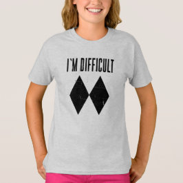 Jag är svår att hoppa över Dubbla Black Diamond T Shirt