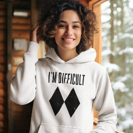 Jag är Svart Dubbla av Roligten Ski Winter Black T Shirt