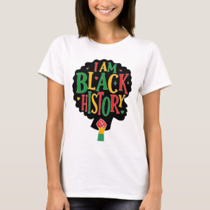 Jag är svart historia - Juneteenth T Shirt